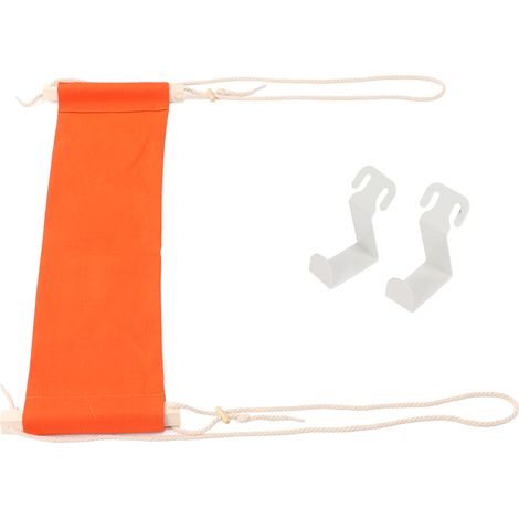 Balançoire repose-pieds respirante réglable portable pour bureau maison, hamac pour pieds orange (1/5)