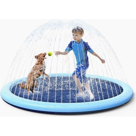 100 cm PVC-Pool – Spielmatte & Planschbecken für große Hunde & Kinder (1/5)