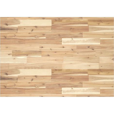 Schreibtischplatte Unbehandelt 80x70x2 cm Massivholz Akazie