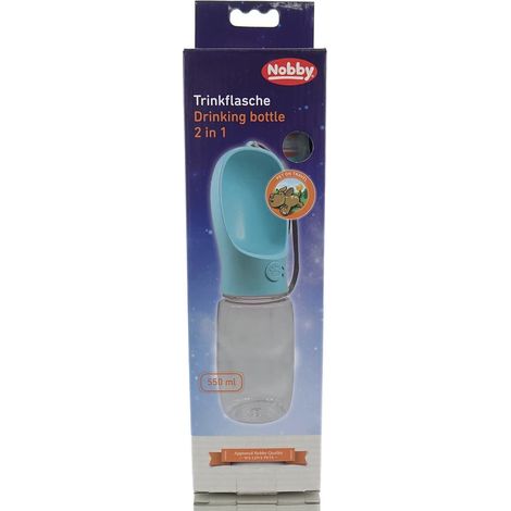 Nobby® Hunde Trinkflasche 2 in 1 Mint 550 ml