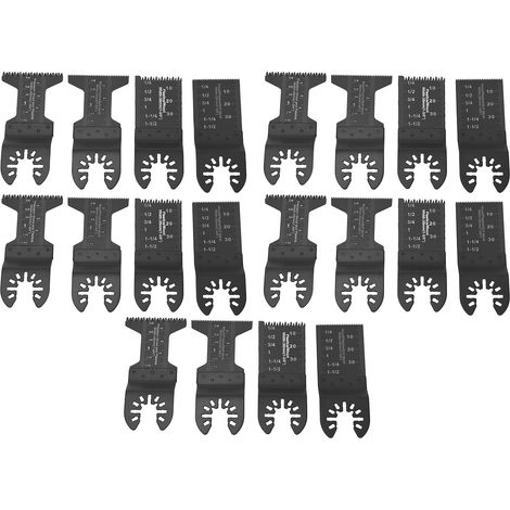Lot de 5 lames de scie oscillantes en acier à haute teneur en carbone pour outil multifonction BOSCH, pour une coupe nette et précise. (1/5)
