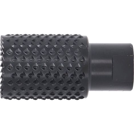 M10 Rotationsfräser-Raspelfeile, schwarz poliert, Holzschnitz-Lochbohrer für Winkelschleifer, 30 mm / 1,2 Zoll (1/5)