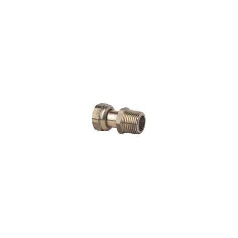 Raccord DROIT JOINT PLAT M15 21 ECR15 21 NF 6112 (1/2)