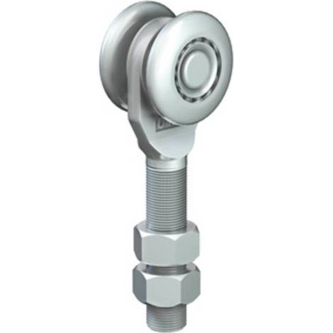 2 x OMGE  252 CARRELLO A 2 RUOTE D 55 MM PORT 220 KG