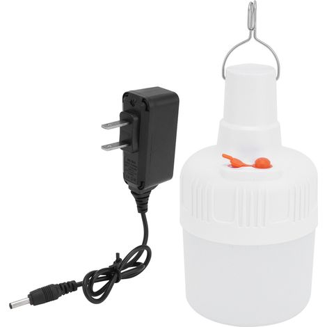 Ampoule LED rechargeable 14 LED, éclairage de camping, de tente, de randonnée, d'urgence, prise américaine 100-250 V