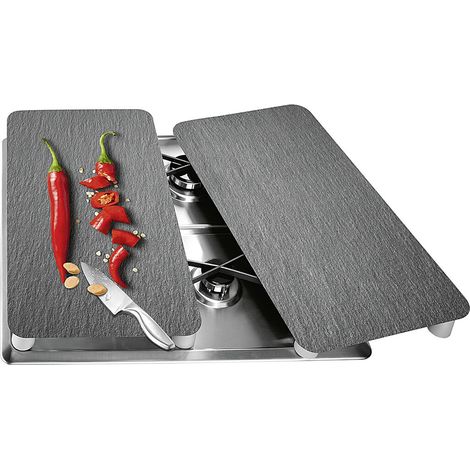 WENKO Herdabdeckplatte Glas 2er Set