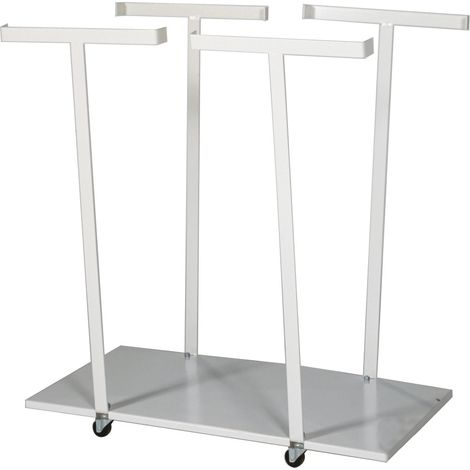 Kongamek Müllsackständer, weiß 820x450x900mm für 2x125l-Säcke