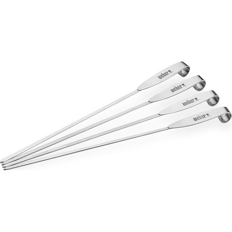 Weber B00QXZBL2C Juego de 4 brochetas para sistema de elevación vertical para el modelo 7618