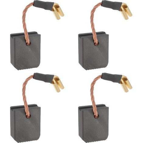 Lot de 2 Paires de Balais de Charbon pour Meuleuse d'angle 6,5x12x13,5 Mm Compatible avec DeWalt DWE4257 Et DWE4277 (1/5)