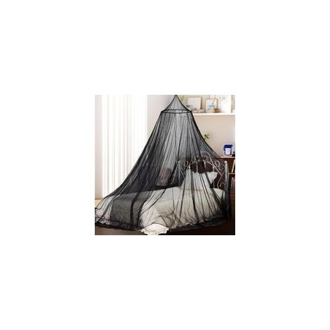 Moustiquaire Noire pour Lit Simple à Queen Baldaquin Complet, Protection Contre les Insectes, Tente à Suspension pour Chambre (1/5)