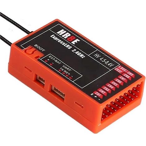 Adaptateur récepteur PWM ELRS HR8E petit format 9 canaux 462E, rouge (1/5)