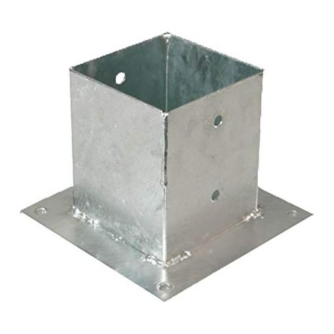 GAH-Alberts 217679 Porta palo da avvitare, Acciaio, 121 x 121 mm (1/4)