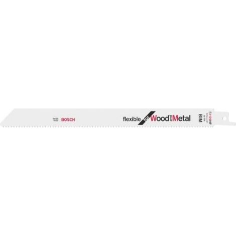 Bosch 2x  Hoja de  sierra sable  S 1122  HF Flexible  for Wood  and Metal  - 2608656270