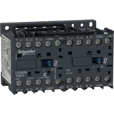 Contattore invertitore 3P 9A 24VDC TeSys K - LP2K0910BD3