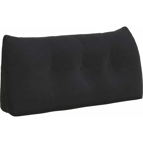 Coussin de Dos Noir 100 x 24 x 50 cm Velours (1/5)