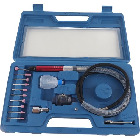Kit 17 pièces micro brosse pneumatique légère, outil de polissage mini crayon pour nettoyage bijoux (1/5)