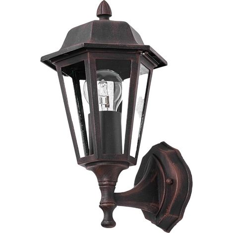 Utomhusvägglampa "Lamina" aus aluminium / grå / zink von Lindby
