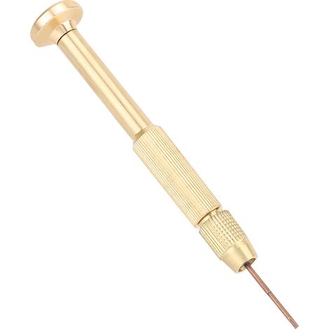 Tournevis multifonction pour la réparation de lunettes de montre (tournevis à fente dorée) (1/5)