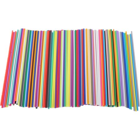 Recharges de stylo d'impression 3D, 160 pièces, 32 couleurs, Filament PCL basse température, 2.5mm de diamètre, 15cm L (1/5)