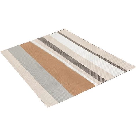 Set de table rectangulaire en PVC, imperméable et résistant à la chaleur, pour table à manger, cuisine, restaurant, 45 x 30 cm (1/5)