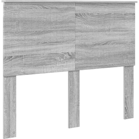 Maison Exclusive - Testiera con testiera Grigio Sonoma 120 cm Legno multistrato