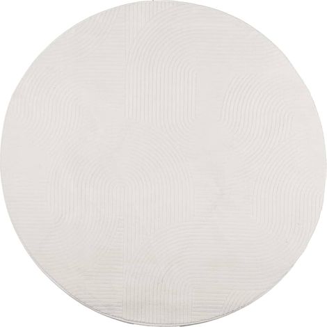 Maison Exclusive - Teppich IZA Kurzflor Skandinavischer Look Crem