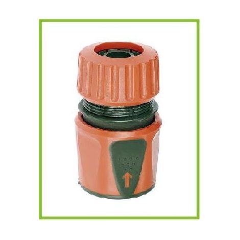 RACCORDO RAPIDO RAMPA PER TUBO DA GIARDINO 1/2" IN GOMMA
