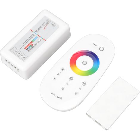 Variateur tactile RF sans fil 2.4G, 7 couleurs RGBW, contrôleur de lumière pour bande LED RGB, DC12 à 24V