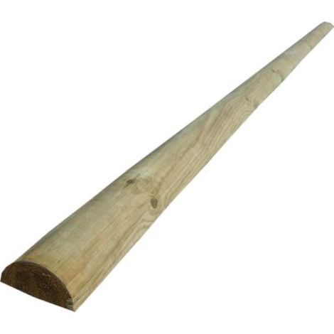 Mezzo palo tondo legno euro pino impregnato cm  8 h.cm 250 (2 pezzi) Domus
