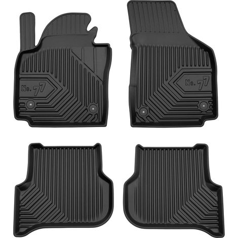 Tapis de Sol de Voiture pour VW Golf Plus 2005-2014 TPE Antidérapant Noir 4Pcs (1/5)