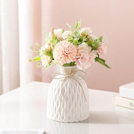 Keramikvase mit Wassertropfenmuster im nordischen Stil, für eine Hochzeit oder einen Feiertag.