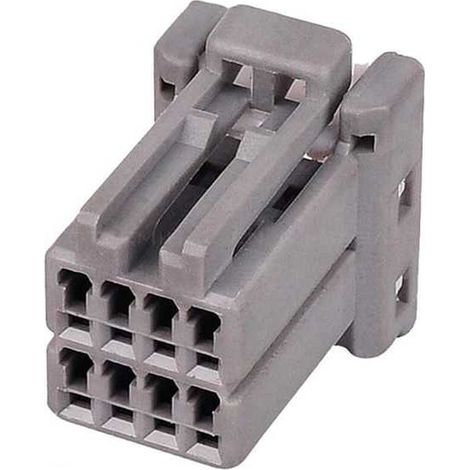Connettore Multilock 040 II HSG ASSY Maschio 8 Vie Grigio