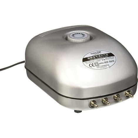 Aquaforte Hailea Aco-9610 - Aeratore per Acquari, con Pompa A Membrana E Pompa dell'Aria