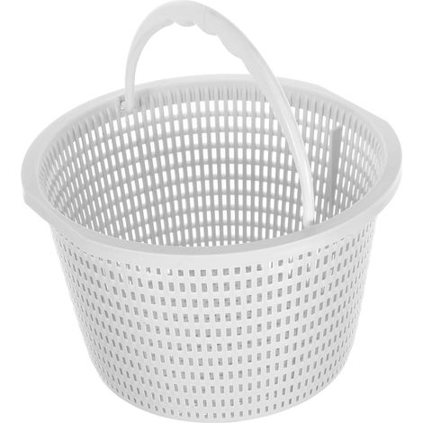 Panier Filtration Piscine Taille L Plastique Abs Panier Skimmer Réutilisable avec Poignée Compatible Filtre Déchets Piscine (1/5)