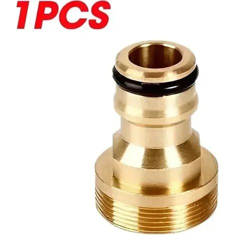 (1 pièce) Adaptateur universel pour robinet de cuisine, adaptateur de tuyau, raccord d'arrosage de lavabo et de jardin, outil de raccordement de tuyaux, accessoire de rechange pour la maison (1/5)