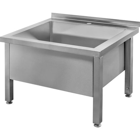 Edelstahl-Schweißwandpool Mega-M B-70 cm T-60 cm H-50 cm N