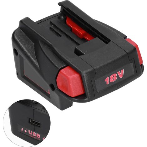 Connecteur d'alimentation pour station d'accueil de batterie, convertisseur de batteries lithium-nickel 18 V pour outils électriques Milwaukee (1/5)