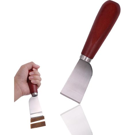 Couteau de Coupe de Maroquinerie, Outil de Bord de Maroquinerie de Bricolage Pelle en Cuir de Bordure pour Outil de Travail du Cuir (1/5)