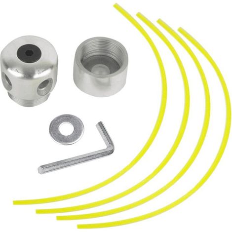 Cabezal de corte de aluminio, cabezal de corte de césped de aluminio, cabezal de corte de césped para accesorios de cortadora de césped