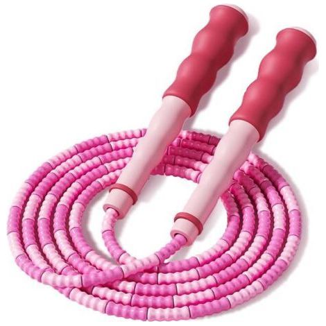 Corde à sauter - 1 corde à sauter en TPU de haute qualité et réglable avec poignée antidérapante pour hommes et femmes, fitness, entraînement de vitesse (2,9 m) (1/5)