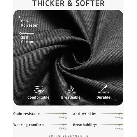Tablier de cuisine imperméable à 2 poches tablier de cuisine ajustable à longues bretelles unisexe. (1/5)