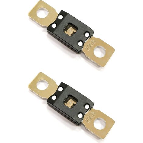 2 Pack MEGA/AMG Fuse/Fusible Bolt 200A 32V 298 Series Fusible à boulon pour courant élevé Surcharge à retardement pour voiture automobile, marine et camionnette (1/5)