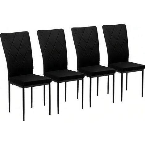 Chaises raffinées polyvalentes, chaises de cuisine, chaises de salle à manger, chaises de salon, chaises d’accueil, chaises de salle d’attente (4 chaises seulement) (1/5)