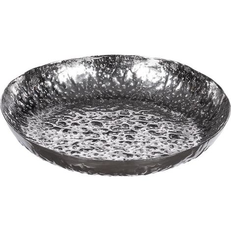 Vassoio da portata decorazione tondo in metallo 20 cm (1/2)