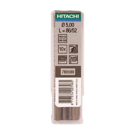 Foret à métaux HSS-Co DIN 338 Ø 4,8 mm x10 HIKOKI 780597