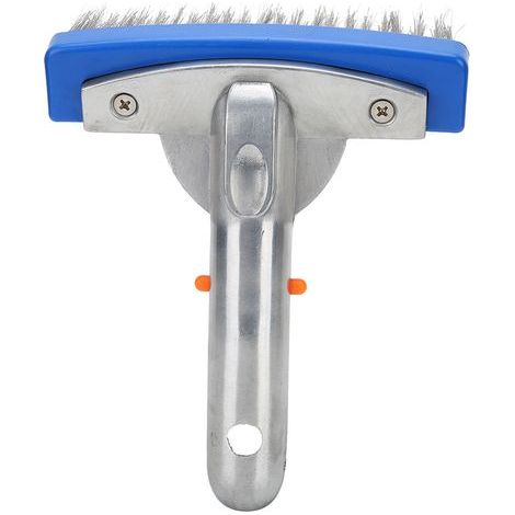 Balai pour Piscine Brosses et Spa en Inox 5.5in Nettoyage Mur et Fond Parc (1/5)
