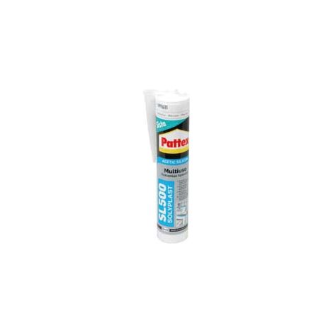 PATTEX SILICONE SISTA SL-500 ACETICO COLORATO- - ml.300 grigio - 3 pezzi HENKEL