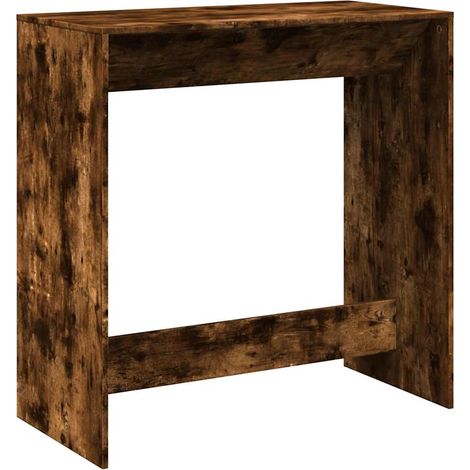 Maison Exclusive - Mesa alta de bar madera ingeniería roble ahuma