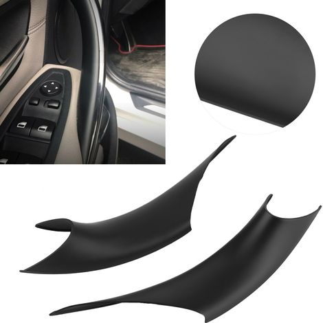 Türgriffe für den Innenraum, 2 Stück, mattschwarze Ausführung, kompatibel mit BMW 3er und 4er Modellen (F30, F80, F82, F33). (1/5)