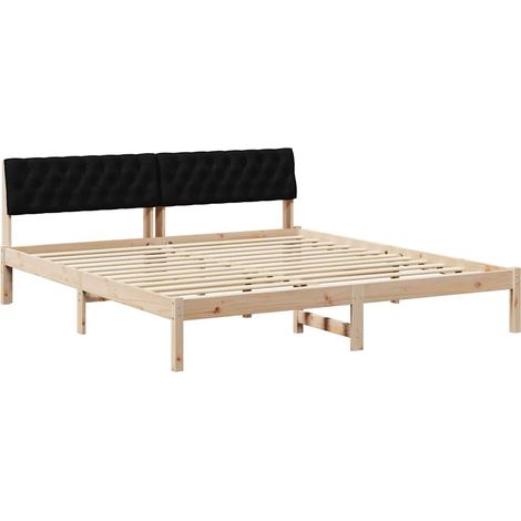 Maison Exclusive - Bettgestell Braun und Schwarz 180 x 200 cm Mas
